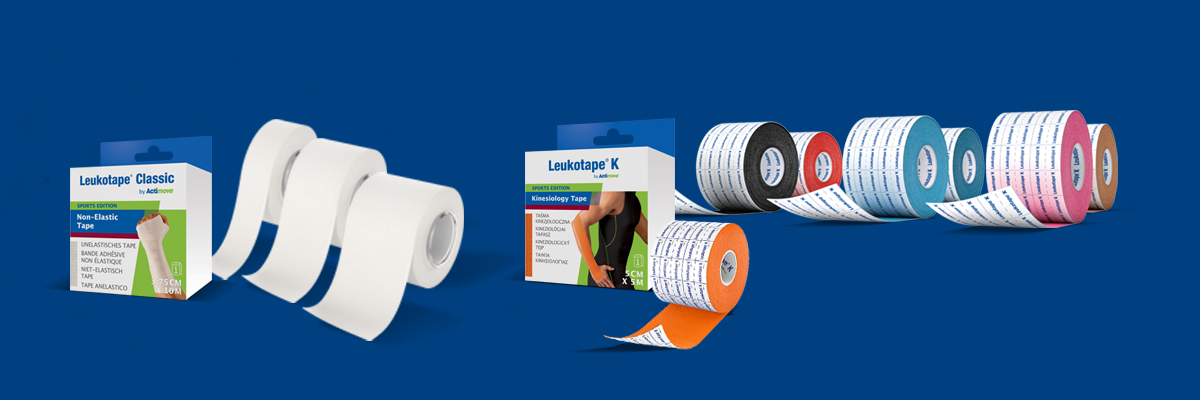 Découvre toute la gamme de produits Leukotape 